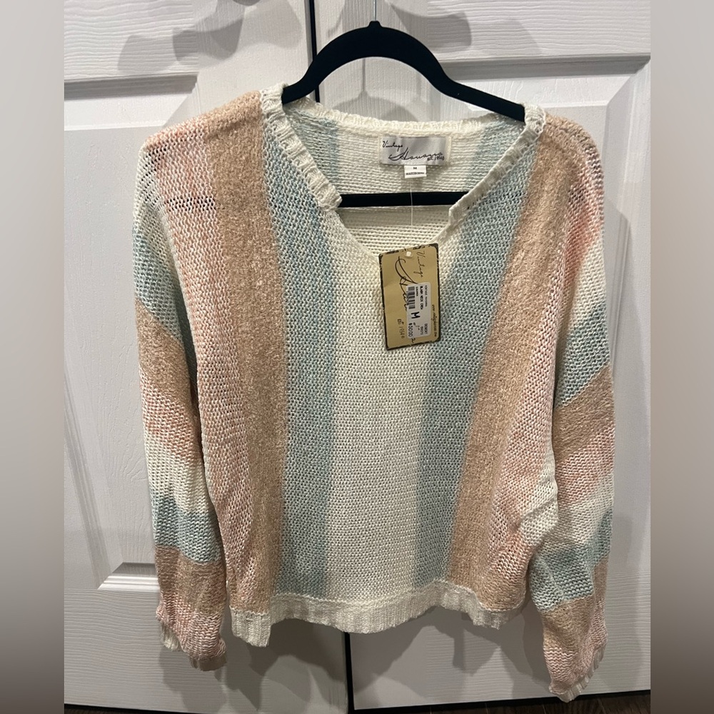 Vintage Havana Multicolor V-Neck Sweater